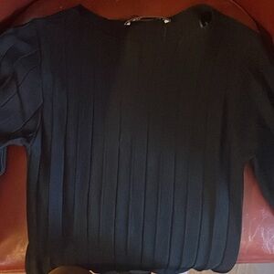 Zara - NWT - Black Knit - Long Maxi dress - can be worn so many ways -S read on